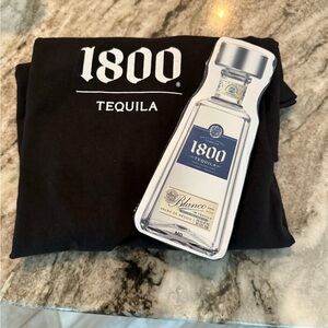 Two 1800 Tequila Black T-Shirts